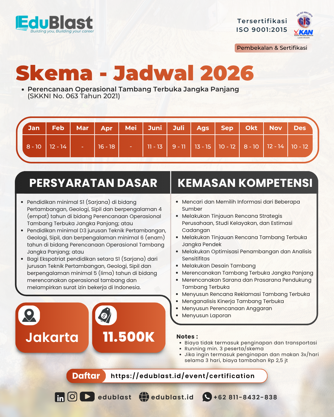 Perencanaan Operasional Tambang Terbuka Jangka Panjang