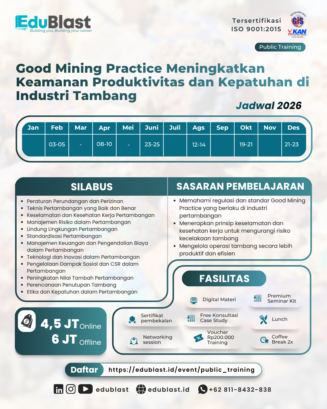 Good Mining Practice untuk Meningkatkan Keamanan Produktivitas dan Kepatuhan di Industri Tambang