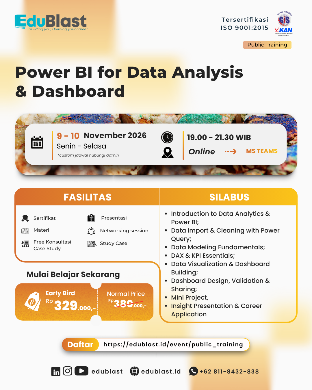 Power BI for Data Analysis  & Dashboard
