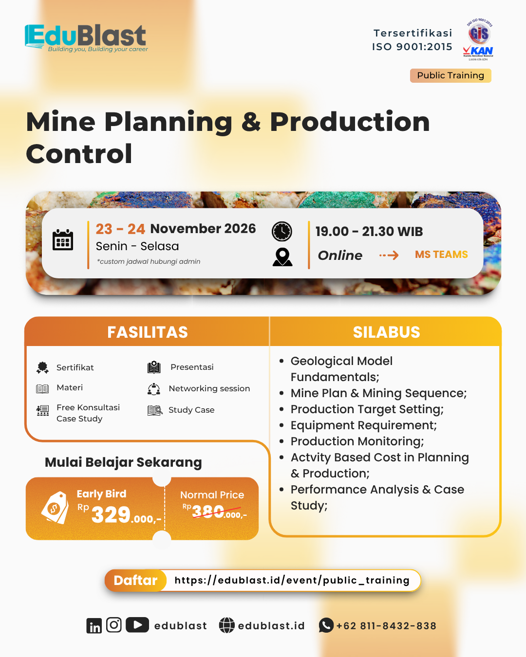 Mine Planning & Production Control